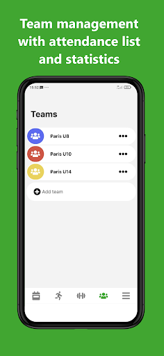 Screenshot of FootballTraining+