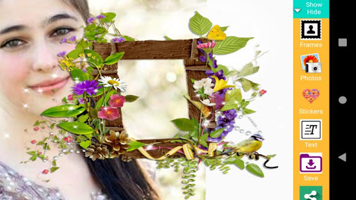 Flower pictures frame Screen 2
