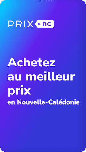 Android application Prix.nc screenshort