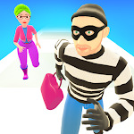 Cover Image of 下载 Girl Run 3D - Catch the Thief  APK