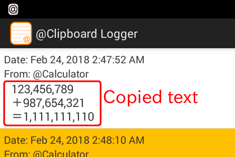 @Clipboard Logger Screen 3
