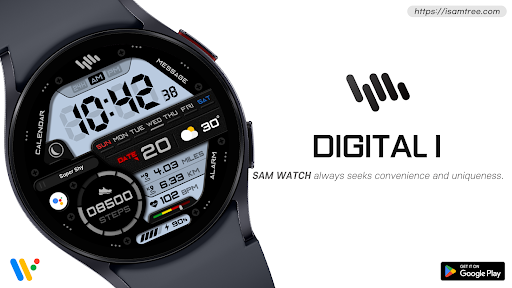 Android application SamWatch Digital I screenshort