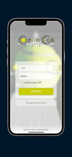 Android application Tennis Country Club screenshort