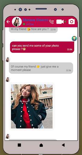 Milana khametova Fake Call Screen 2