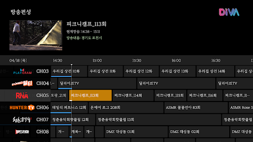 DIVA-라이브TV Screen 2