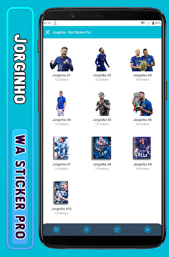 Android application Jorginho - WA Sticker Pro screenshort