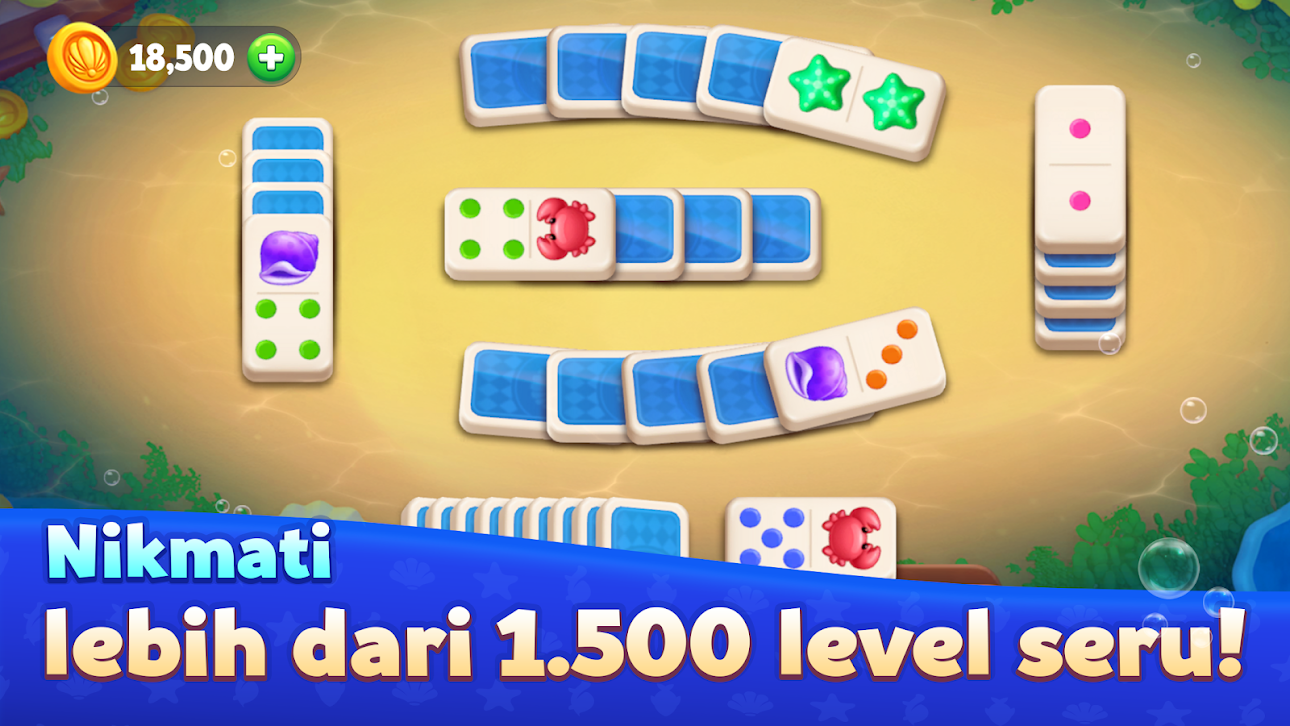 Domino Ocean : Solitaire Tiles Mod APK screenshot 2 - Android mod game interface