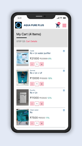 Aqua pure plus Screen 3