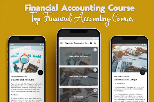 Android application Financial Accounting Course screenshort