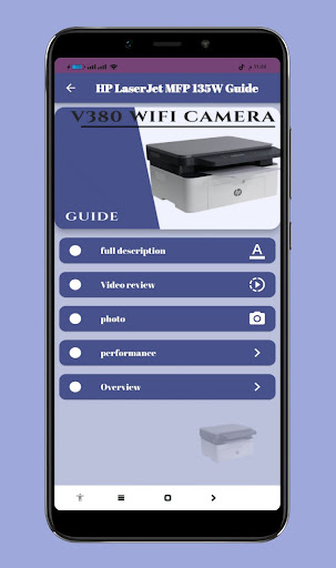 HP LaserJet MFP 135W Guide Screen 2