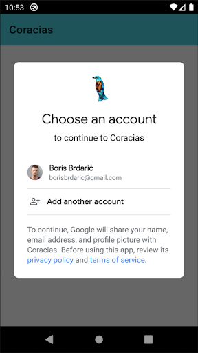 Coracias Screen 3
