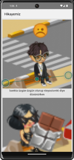 Android application melos screenshort