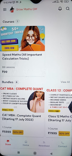 Grow Maths (GM) Screen 3
