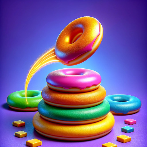 Donut Sort 3D : Color Puzzle
