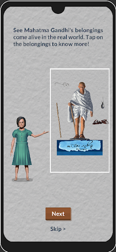 Android application Digital Gandhi Akar PrakAR screenshort