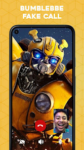 Imágen 1 Bumblebee Fake Video Call android