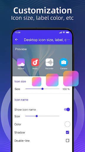 Pie Launcher version 2025 - Personalization - apps