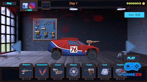 Earn and Drive Zombie Racing Screen 3