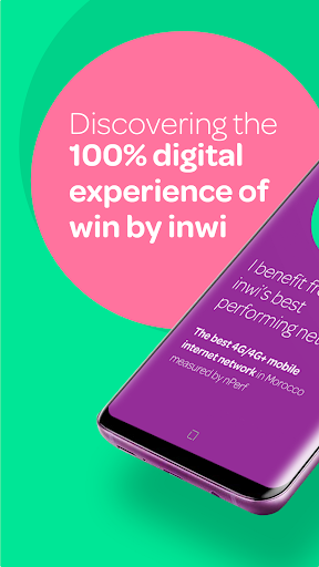 Android application win by inwi screenshort
