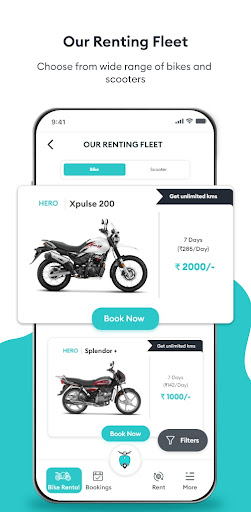 Freedo Rentals Bike Rental App Screen 3