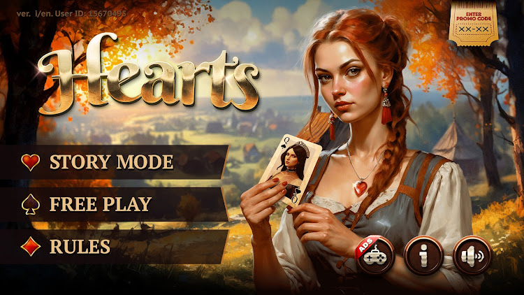 Hearts HD: Card Adventure Game - 1.0.46 - (Android)