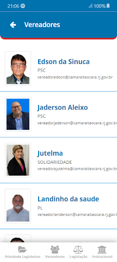 Câmara Municipal de Itaocara Screen 2