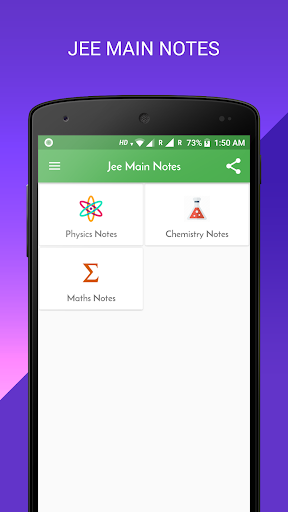 Android application JEE Main Notes Offline screenshort