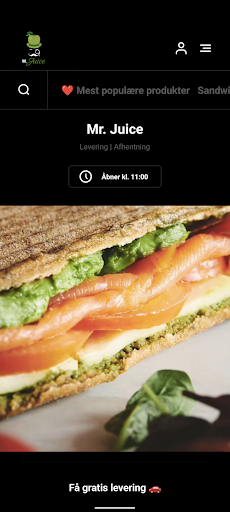 Android application Mr. Juice screenshort