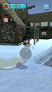 Snowman Infinite Runner: Endle