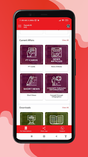 Sanskriti IAS Screen 3