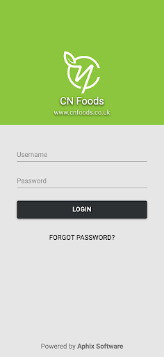 Android application CN Foods screenshort