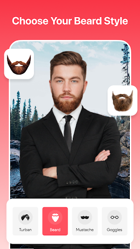 Android application Smarty Men Jacket Edit screenshort