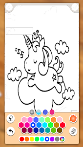 Unicorn Chibi-Coloring Game
