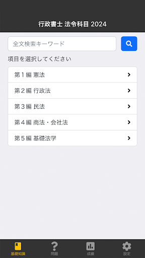 行政書士 2024 法令科目