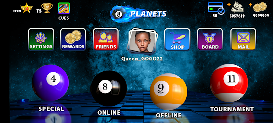 8 Ball Planets (Kawakeb)