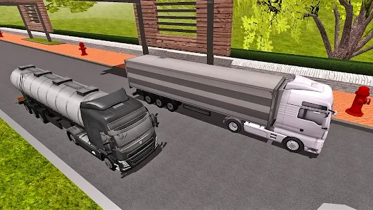 Real Cargo Truck Parking Game