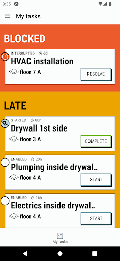 Android application Mestamaster screenshort