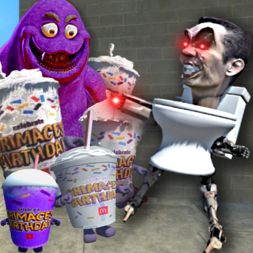 Grimace Monster Vs Toilet Head