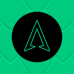 Cover Image of ดาวน์โหลด Emerald On Black Line Icons  APK