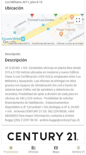 Android application CENTURY 21 App screenshort