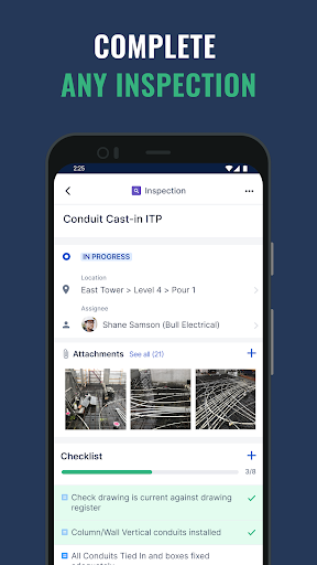 Android application Visibuild screenshort