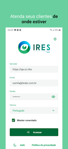 Android application IRES TLD screenshort