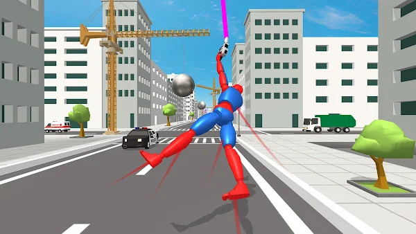 Grapple Rope Flying Hero screenshot 9