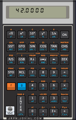 JRPN 15C Screenshot 3 - AppWisp.com