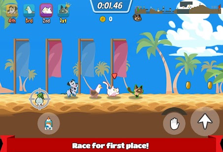 Pets Race - Fun Multiplayer PvP Online Racing Game Screenshot