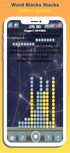 Android application Word Blocks Stacks screenshort