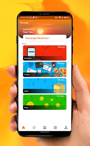 Android application Struk Aja screenshort