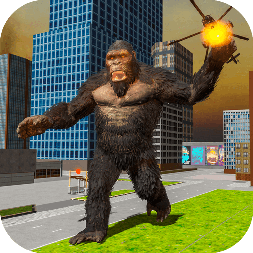 Godzilla Kong City Rampage Sim logo