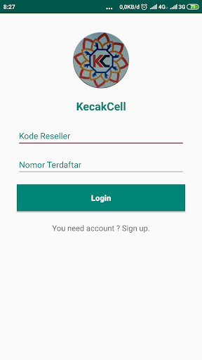 Android application KecakCell Kendari screenshort