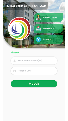 Mirai RSUD Arifin Achmad Screen 2